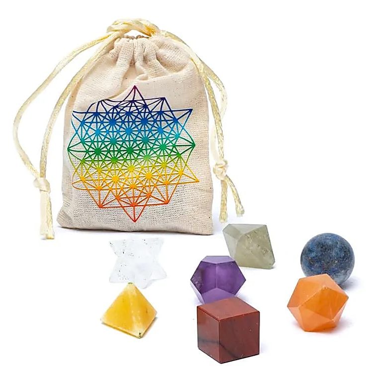 Ensemble 7 Chakras en Géométrie Sacrée – Support d’Harmonisation Énergétique