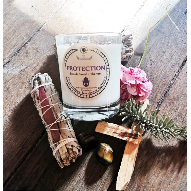 Bougie de protection à la cire de colza