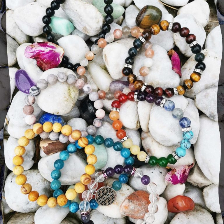 Bracelet pierre semi précieuse, pierre de protection