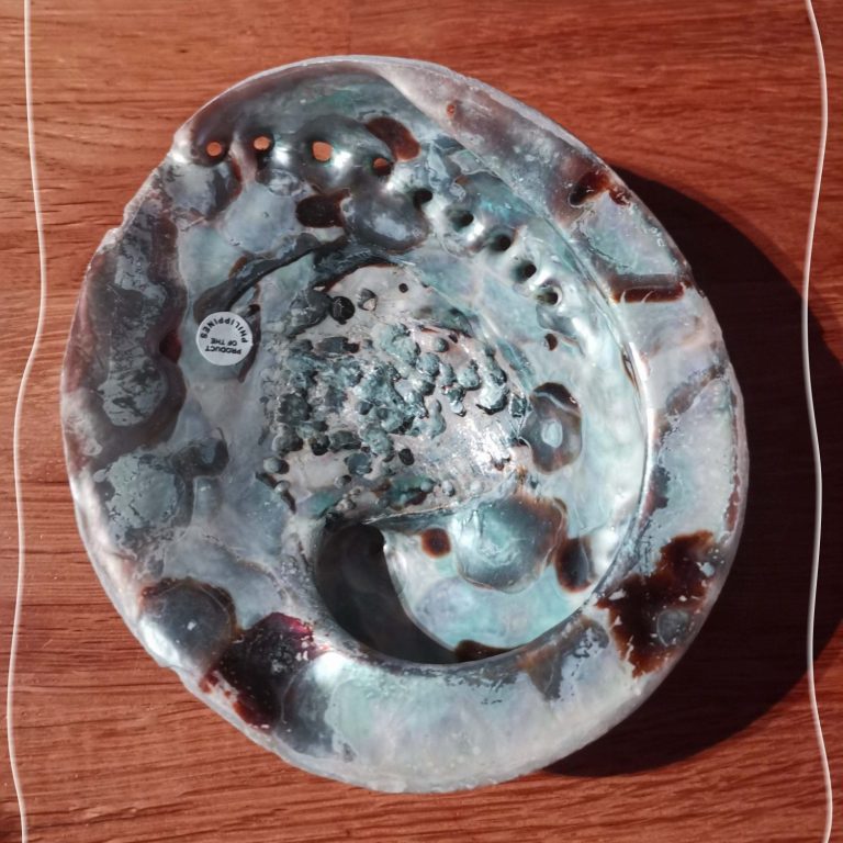 coquille d'ormeau pour la fumigation